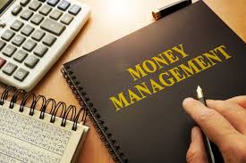 Calculator and money management book