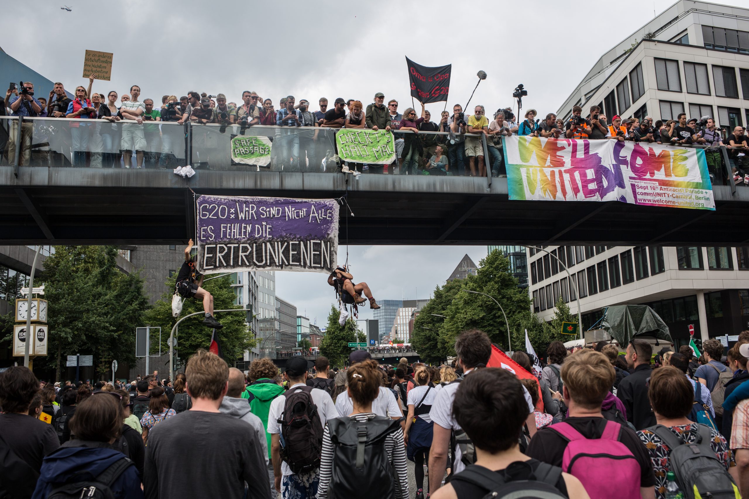 Photograph of protesters