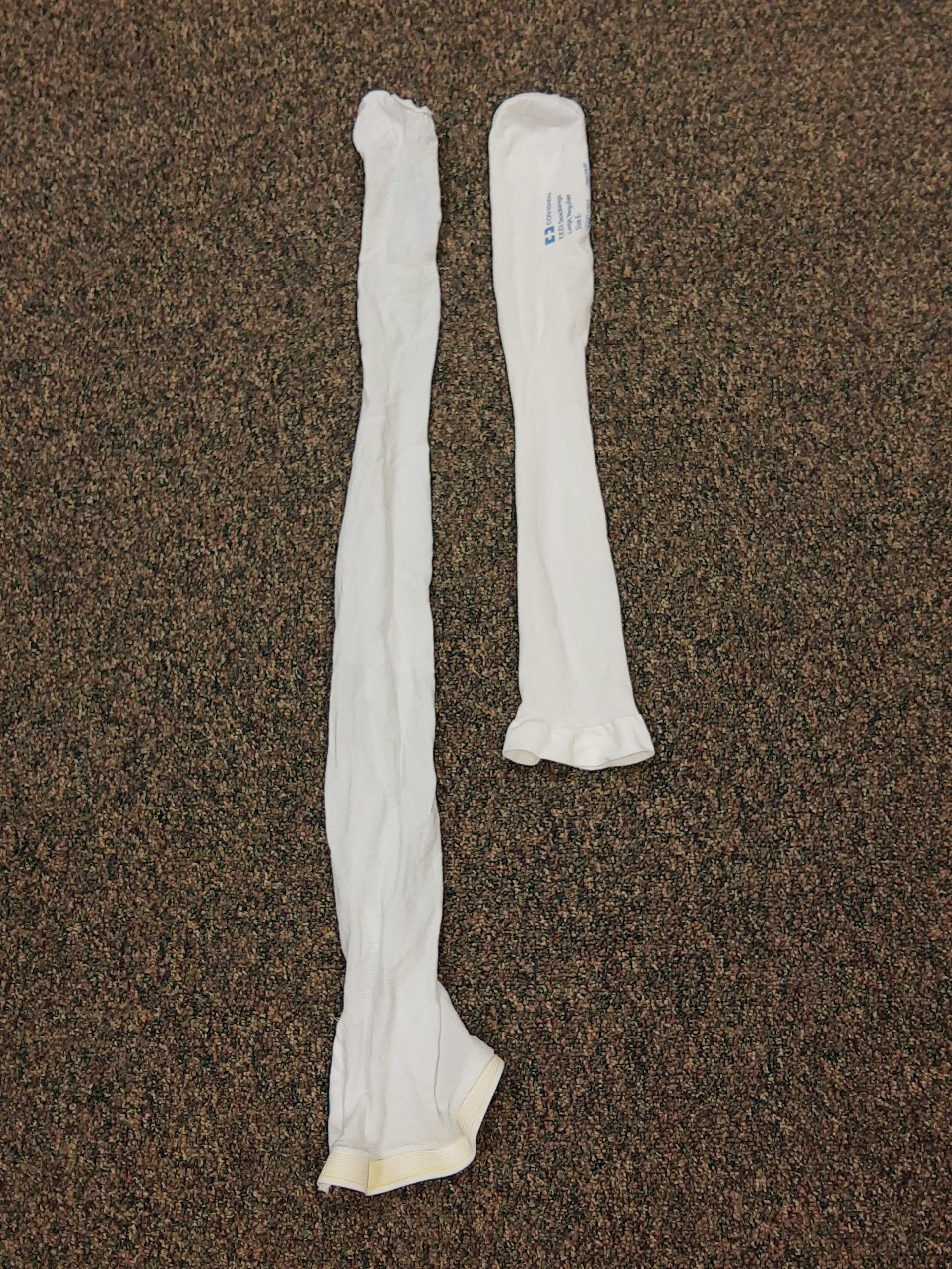 Photo showing Thigh-high TED Hose and Knee-high TED Hose