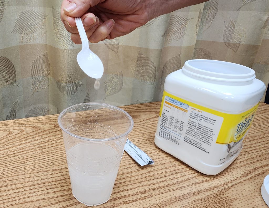 Image showing thickened water