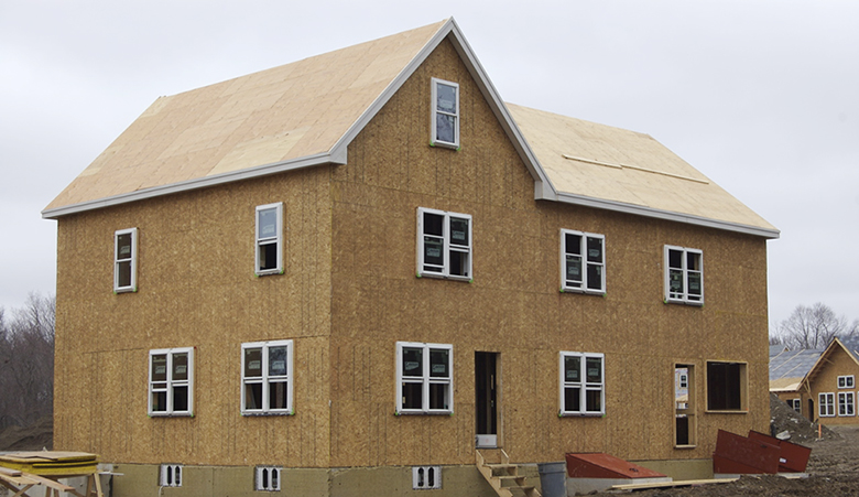 Photo of a house under construction